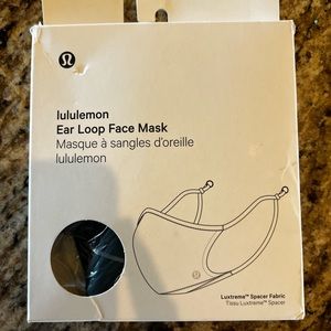 NWT Lululemon ear loop face mask color SUBM